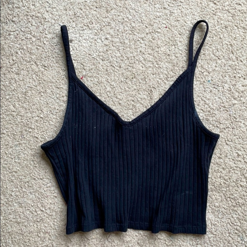 H&M Cropped Ribbed Top